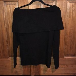 off the shoulder sweater